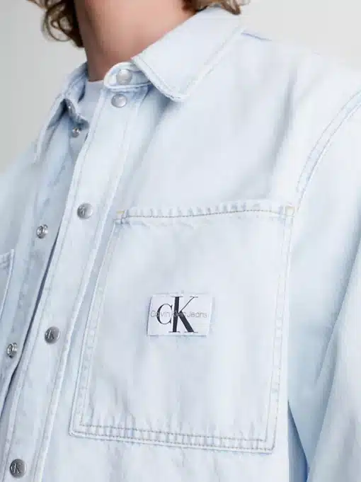 Calvin Klein Relaxed Denim Shirt Denim Light