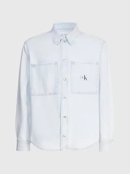 Calvin Klein Relaxed Denim Shirt Denim Light