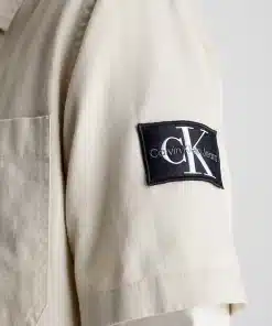 Calvin Klein Linen SS Shirt Classic Beige