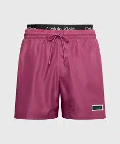 Calvin Klein Double Waistband Swim Shorts Winter Fig