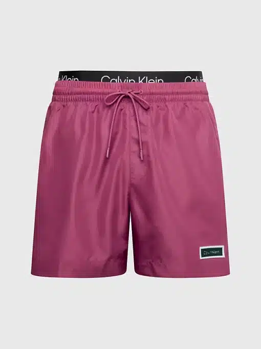 Calvin Klein Double Waistband Swim Shorts Winter Fig
