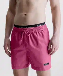 Calvin Klein Double Waistband Swim Shorts Winter Fig