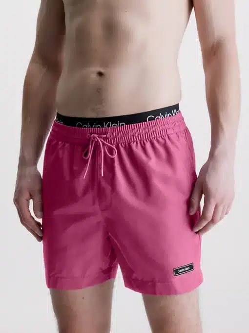Calvin Klein Double Waistband Swim Shorts Winter Fig