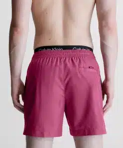 Calvin Klein Double Waistband Swim Shorts Winter Fig