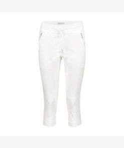 Red Button Tessy Capri Jogger White