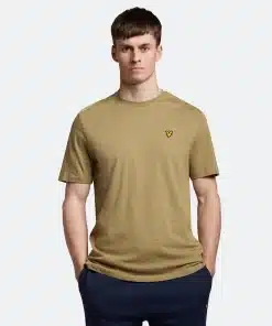 Lyle & Scott Chunky Slub T-shirt Seaweed