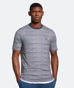 Lyle & Scott Breton Stripe T-shirt Dark Navy
