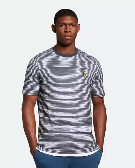 Lyle & Scott Breton Stripe T-shirt Dark Navy