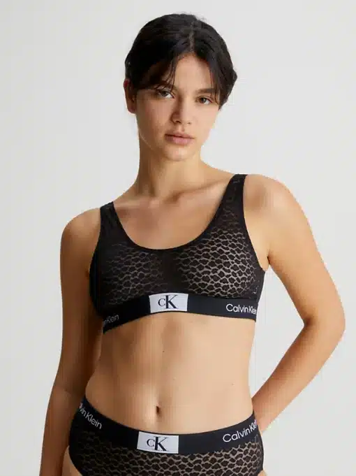 Calvin Klein Lace Bralette Black