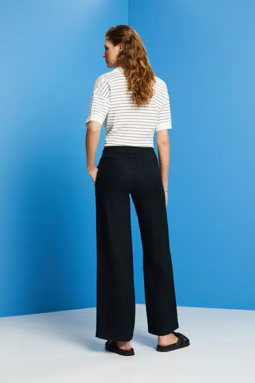 Esprit Linen Pants Black