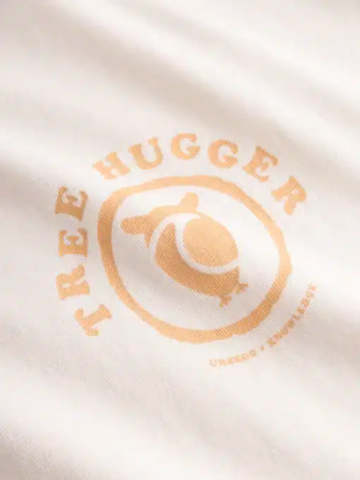 Knowledge Cotton Apparel Loose Heavy Single Tee Egret