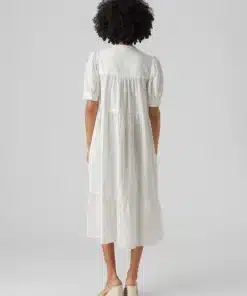 Vero Moda Milan 7/8 Dress Snow White
