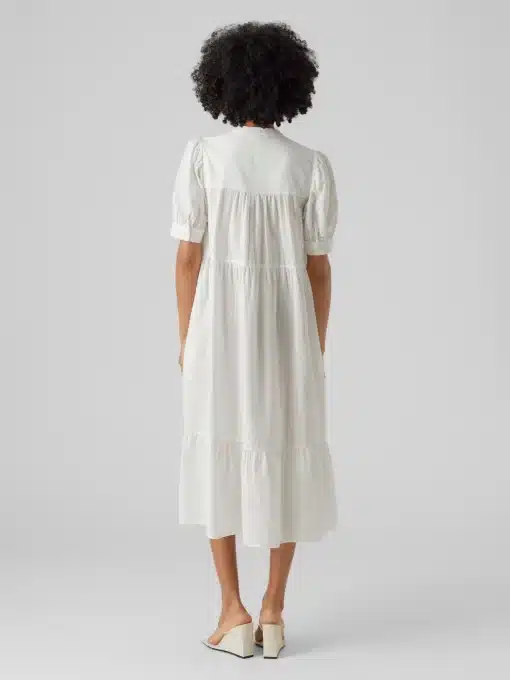 Vero Moda Milan 7/8 Dress Snow White