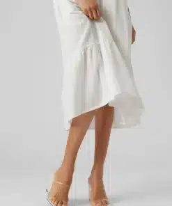 Vero Moda Milan 7/8 Dress Snow White