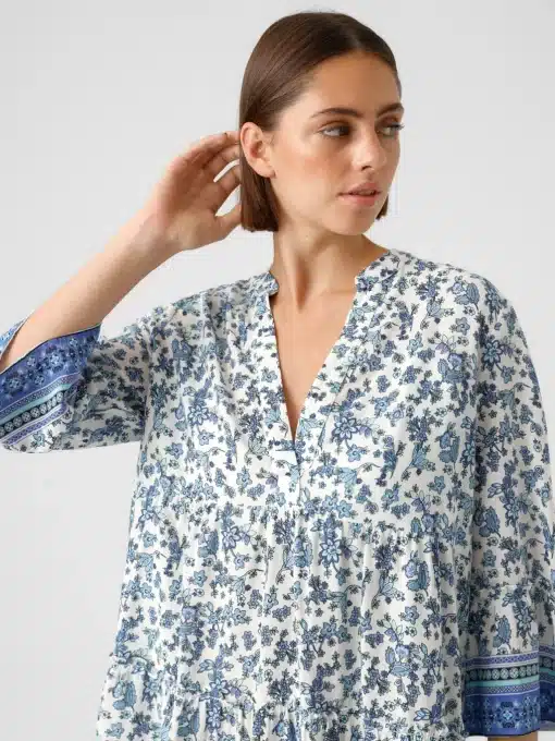 Vero Moda Milan Short Dress Dazzling Blue