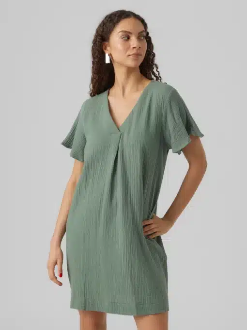 Vero Moda Natali Short Dress Laurel Wreath
