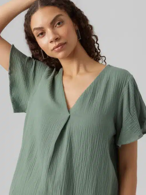Vero Moda Natali Short Dress Laurel Wreath