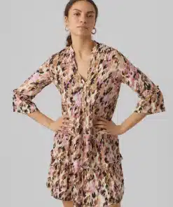 Vero Moda Easy Short Dress Tiger´s Eye