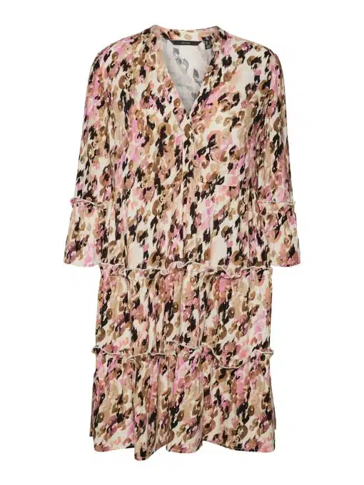 Vero Moda Easy Short Dress Tiger´s Eye
