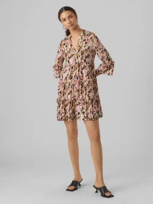 Vero Moda Easy Short Dress Tiger´s Eye