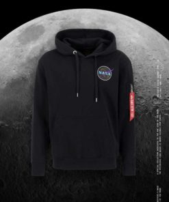 Alpha Industries Dark Side Hoody Black/Neon Purple