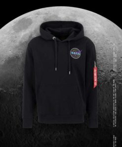 Alpha Industries Dark Side Hoody Black/Neon Purple