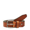 Selected Homme Henry Leather Belt Cognac