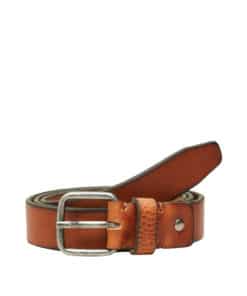 Selected Homme Henry Leather Belt Cognac