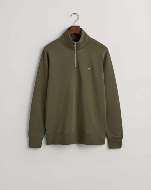 Gant Shield Full Zip Sweatshirt Racing Green