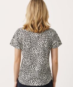 Part Two Gesinas T-Shirt Neutral Leo Print