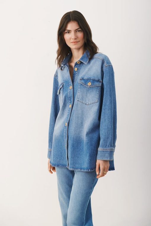 Part Two Berra Shirt Light Blue Denim