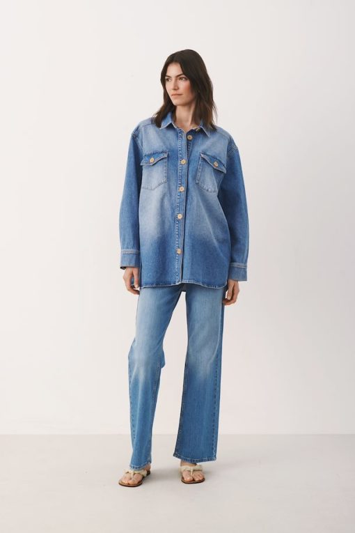 Part Two Berra Shirt Light Blue Denim