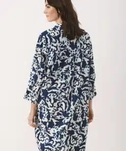 Part Two Brynhild Dress Midnight Navy Ornament