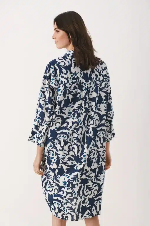 Part Two Brynhild Dress Midnight Navy Ornament