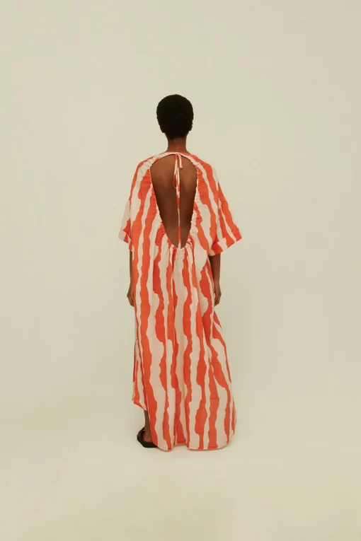 OAS Orange Calima Tangelo Dress