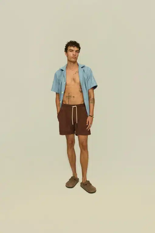 OAS Brown Terry Shorts