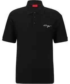 Hugo Daipo Pique Shirt Black