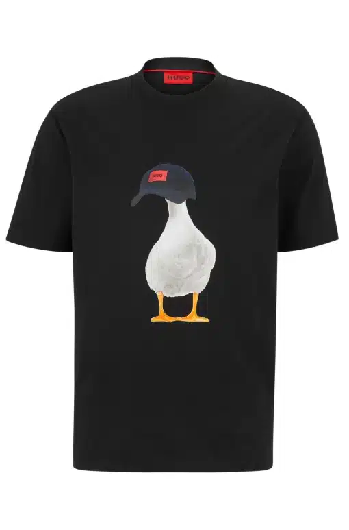 Hugo Ducky T-shirt Black