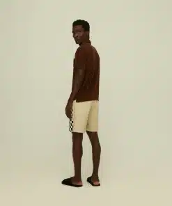 OAS Brown Polo Terry Shirt