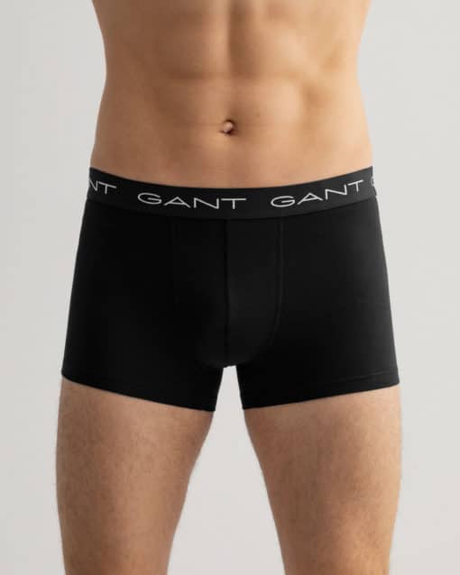 Gant Basic Trunks 3-Pack Black