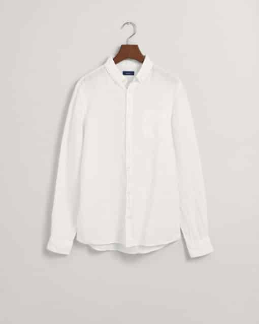 Gant Teens Linen Shirt White