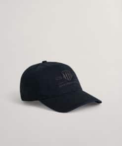 Gant Unisex Archive Shield Cap Ebony Black