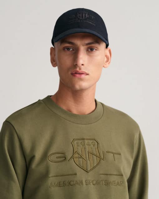 Gant Unisex Archive Shield Cap Ebony Black