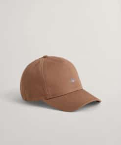 Gant Teens Shield Cotton Twill Cap Cocoa Brown