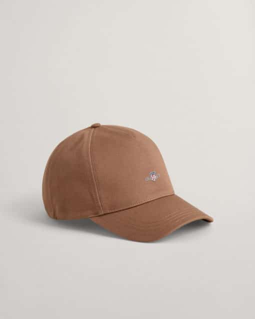 Gant Teens Shield Cotton Twill Cap Cocoa Brown