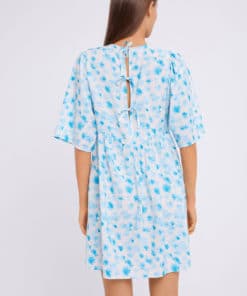 Envii Enibida Short Dress Aqua Flower