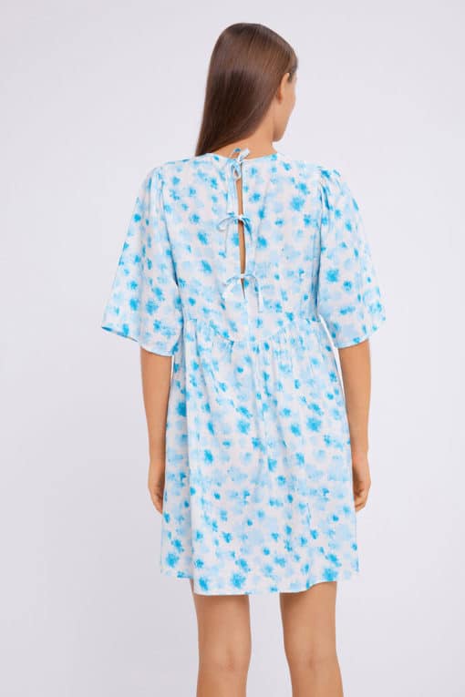 Envii Enibida Short Dress Aqua Flower