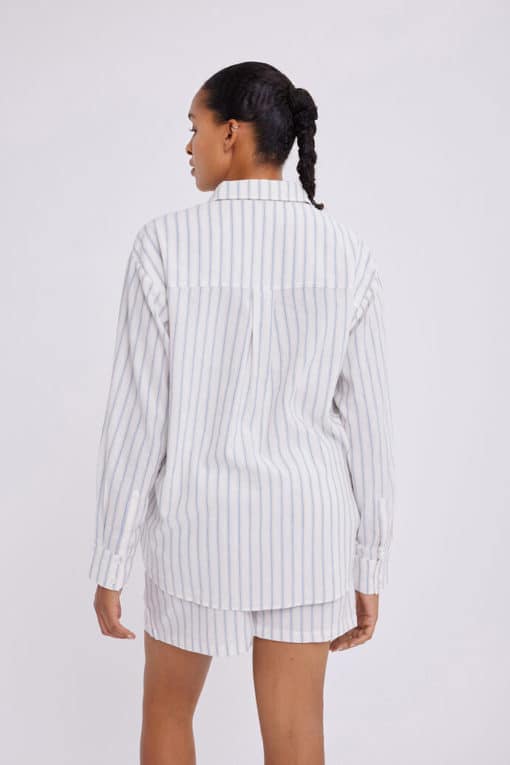 Envii Encala Shirt Blue/Cream Stripe