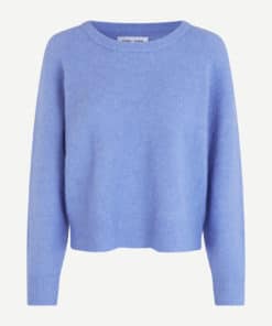 Samsoe & Samsoe Nor O-neck Short Iolite
