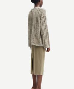 Samsoe & Samsoe Julia Crew Neck Silver Sage